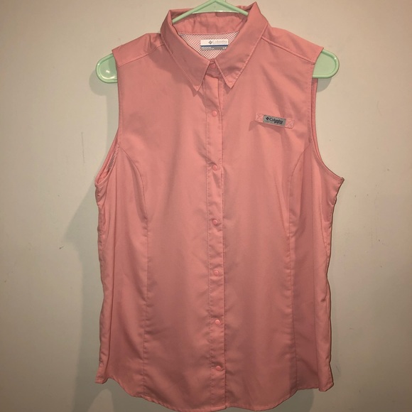 Columbia Tops - Columbia Sportswear PFG Summer Tank Top Pink